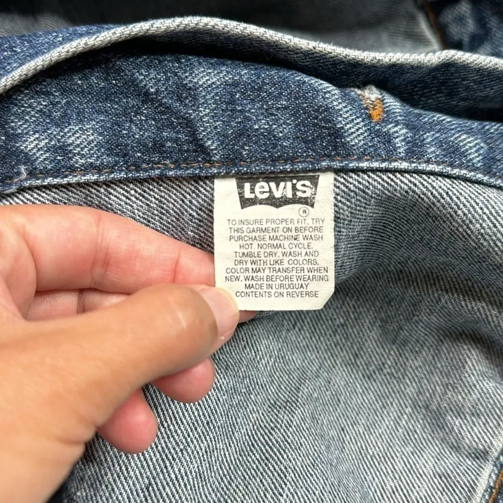Levi Strauss 70507 4890 Denim Trucker Rancher Jacket Large